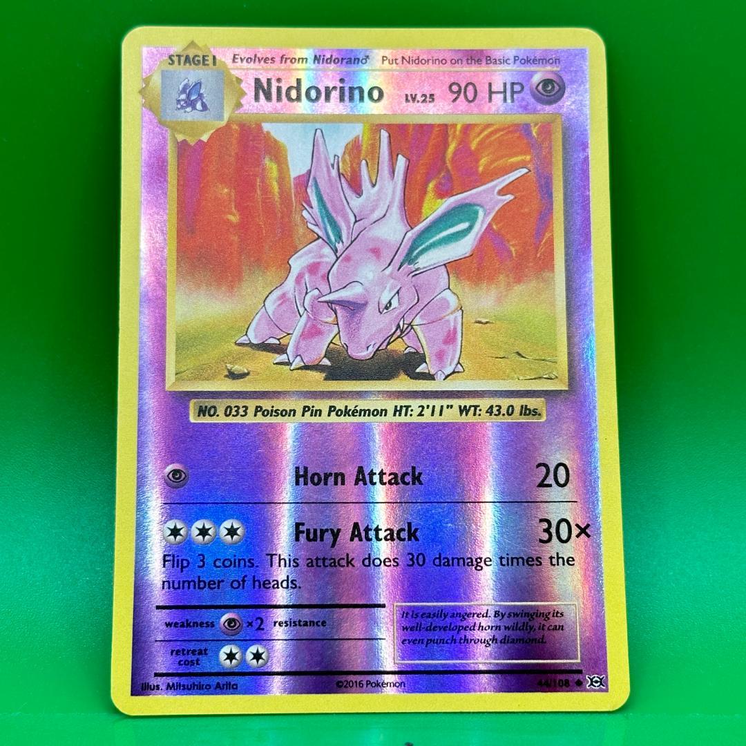 ポケモンカード 海外限定加工 ニドリーノ リバースホイル 英語 初代