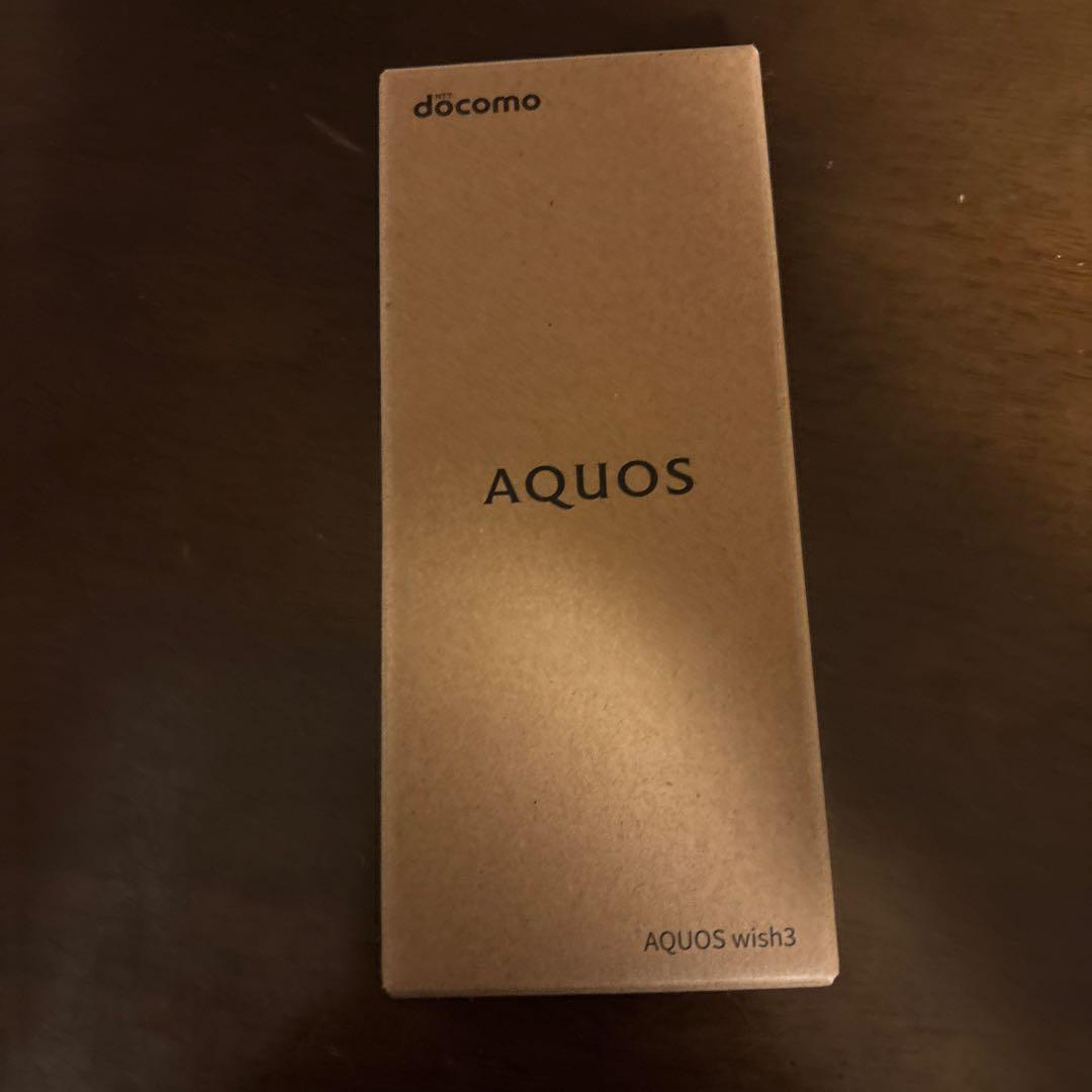 docomo AQUOS wish3 ブラック SH-53D AQUOS wish 【 SIMフリー品】AQUOS wish3 SH-53D Black 新品未使用