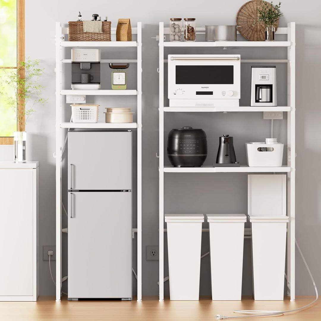 キッチンラック　収納　棚　コンパクト　省スペース　多段　スチール　木製　シンプル 楽天市場】3/3〜90％オフCP！【送料無料】キッチンラック 多機能ラック