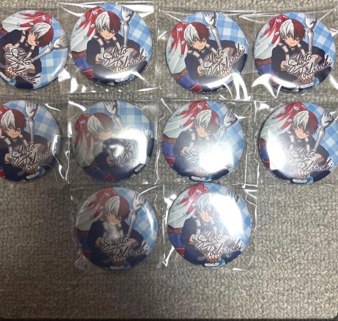 僕のヒーローアカデミア オープンスクール 缶バッジ 轟焦凍 カップ