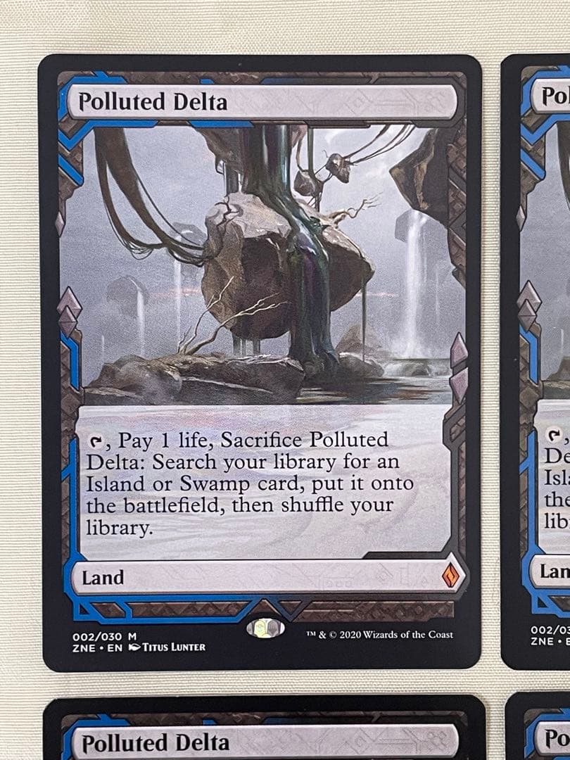 MtG 汚染された三角州(ZNE) 英語 4枚セット - メルカリ