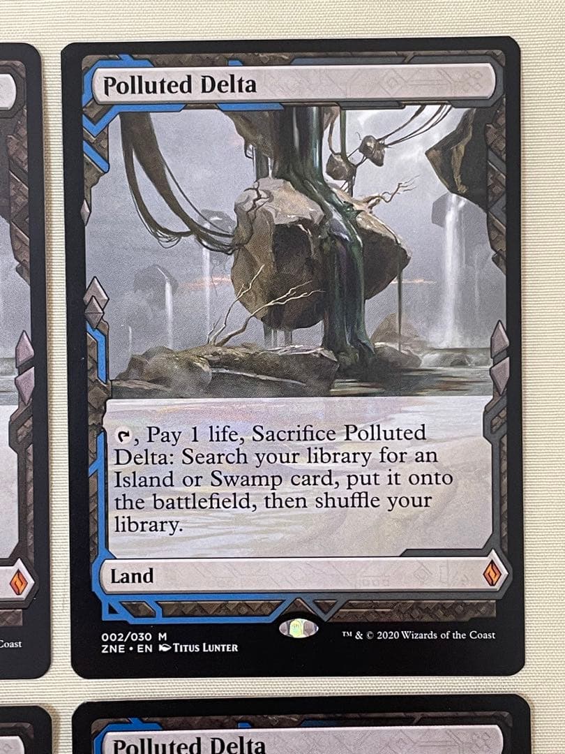 MtG 汚染された三角州(ZNE) 英語 4枚セット - メルカリ