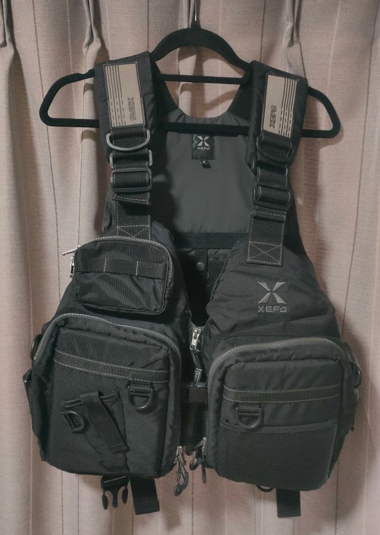 SHIMANO XEFO ブラック ライフジャケット - メルカリ