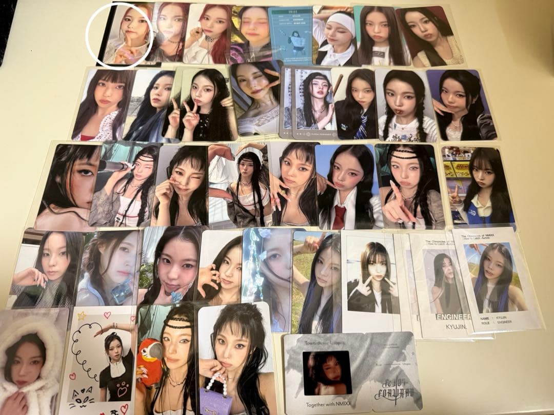 nmixx ギュジン　キュジン　トレカ　まとめ売り nmixx kyujin ギュジン セット まとめ売り - メルカリ