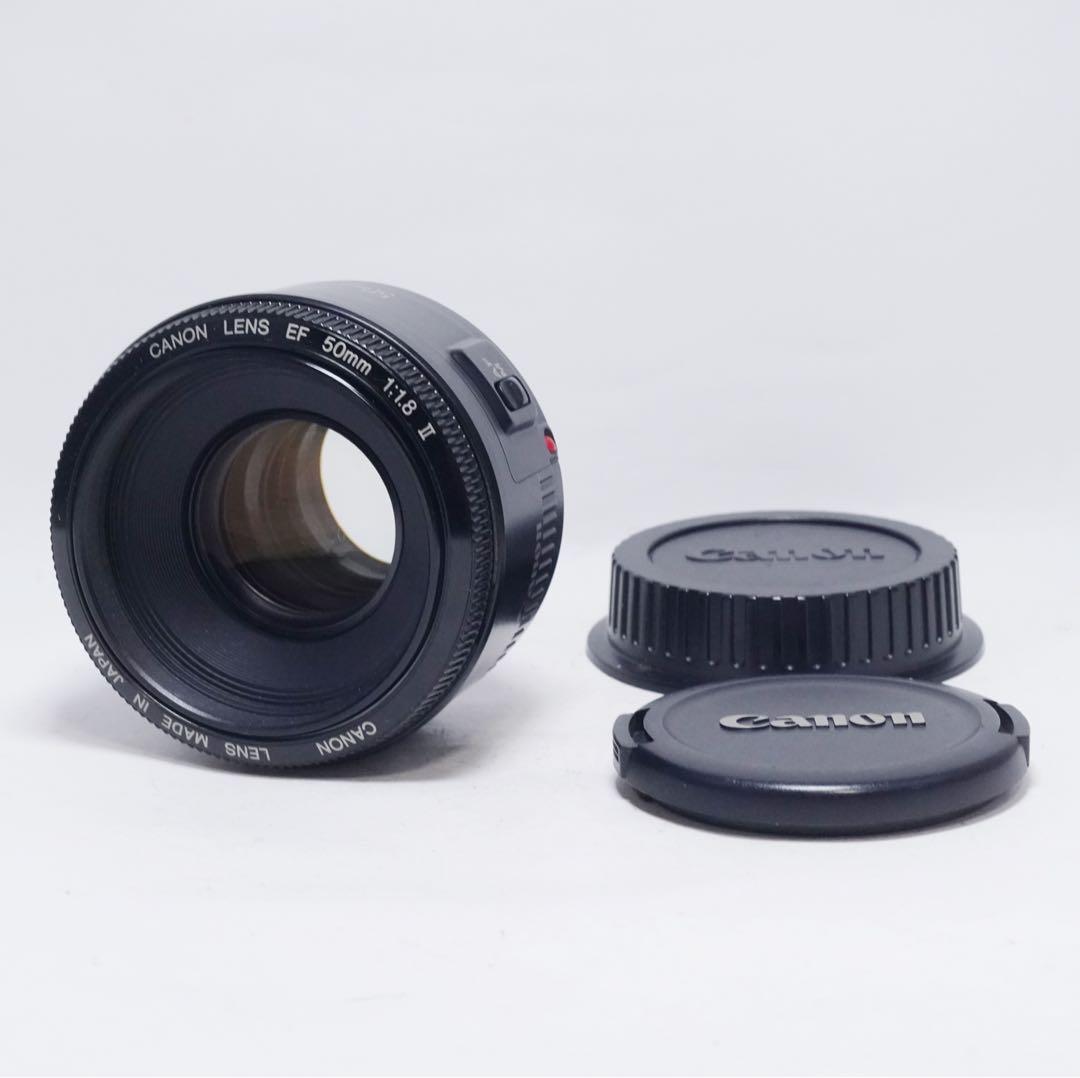 極美品 Canon EF 50mm f1.8 ii 単焦点レンズ - メルカリ