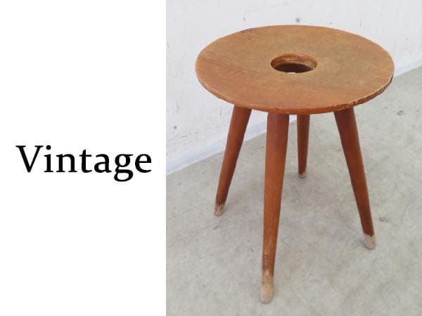 ヴィンテージ■メーカー不明■リングスツール■名作家具■スツール/チェア■古道具■ ヴィンテージ スツール（家具）｜Madu（マディ）｜HAKKA公式オンライン