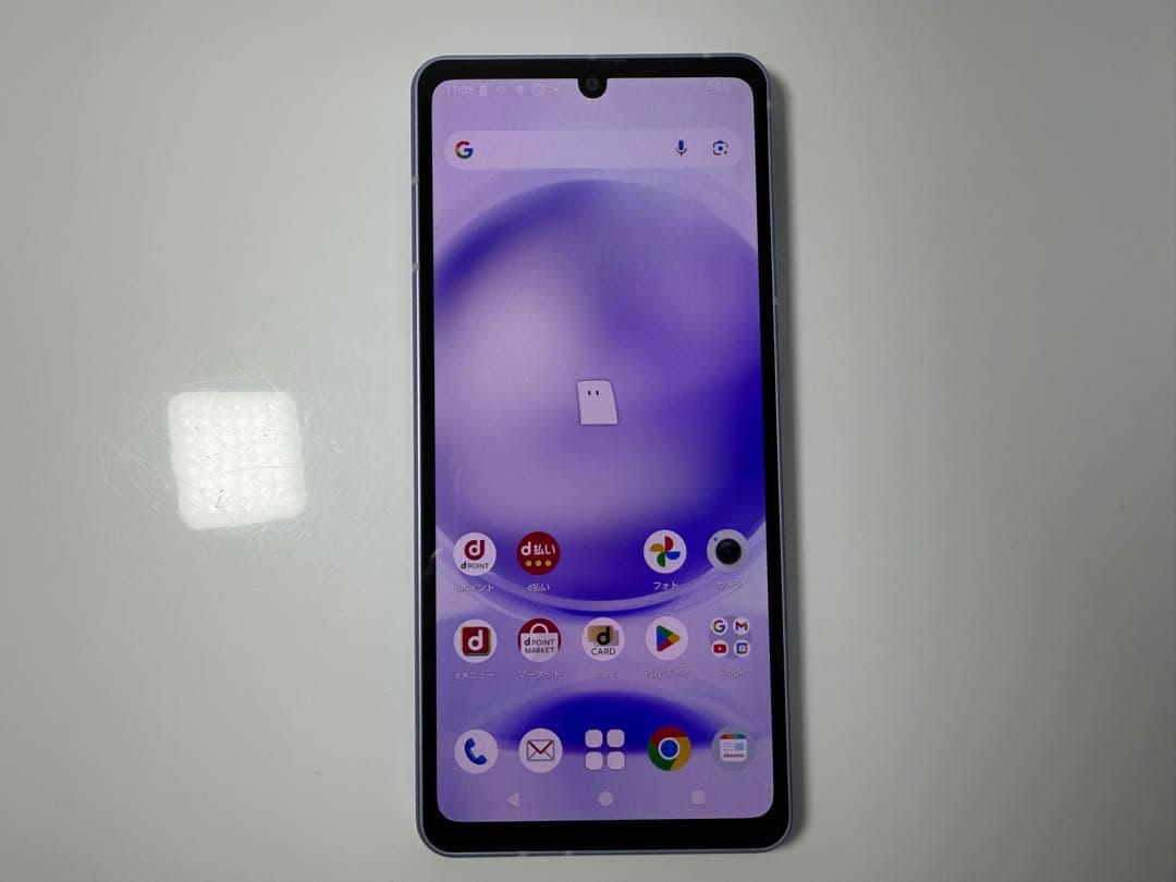 Aquos sense8 docomo 128GB ブルー 画面不良なし - メルカリ