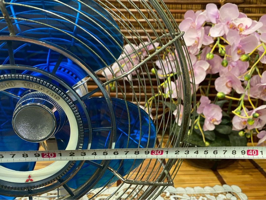 ジャンク 三菱 扇風機 D30 昭和レトロ 当時物 インテリア ビンテージ