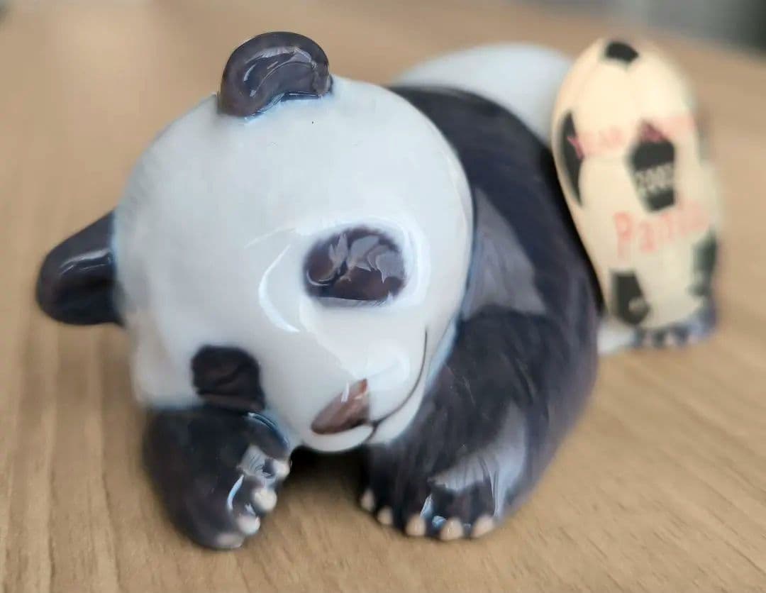 ♥ロイヤルコペンハーゲン♥陶器♥ねむい子パンダ 置物 一級品フィギュ