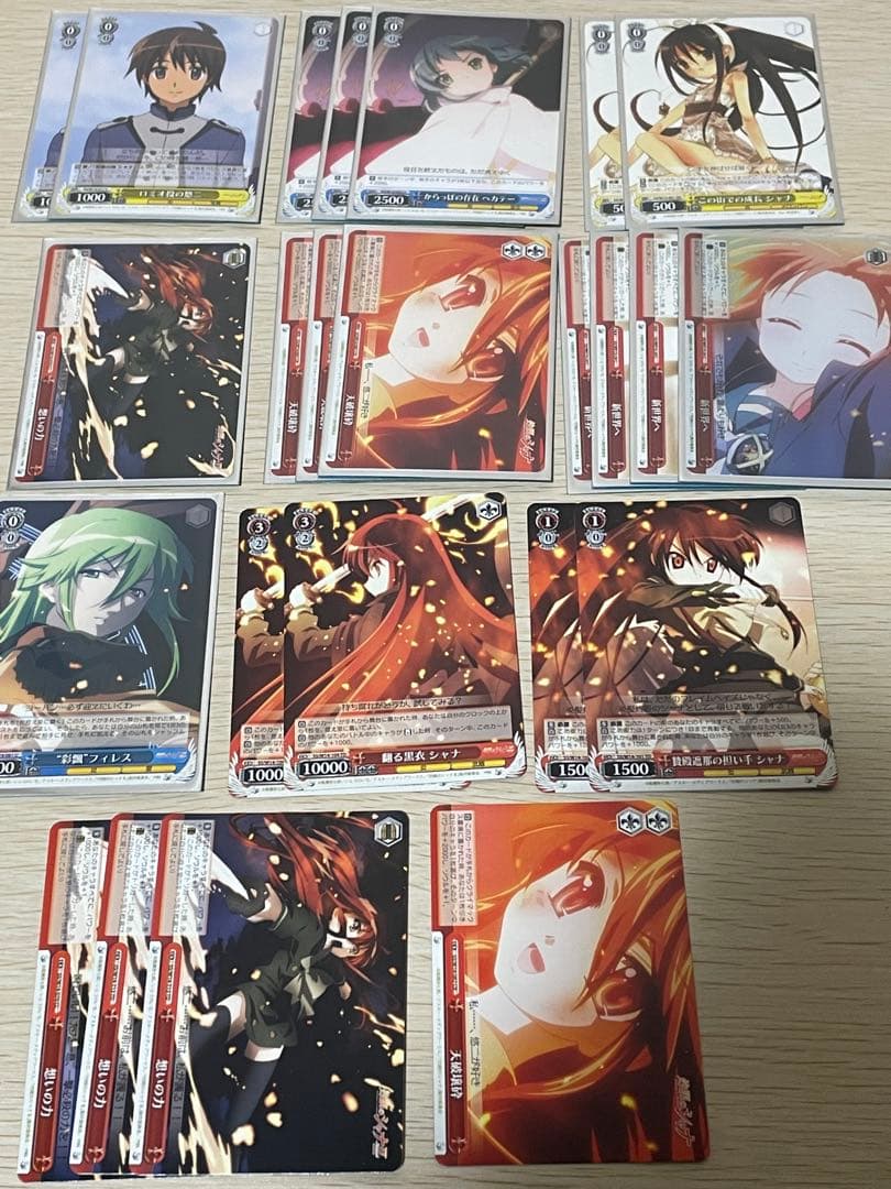 ヴァイスシュヴァルツ 灼眼のシャナ まとめ売り58枚 - メルカリ
