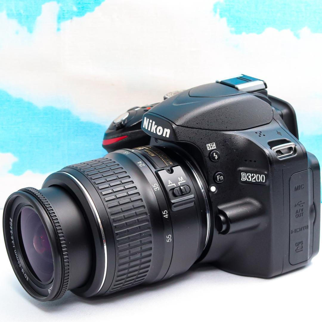 ニコン Nikon D3200⭐️ガイドモードで安心撮影⭐️スマホ転送できる