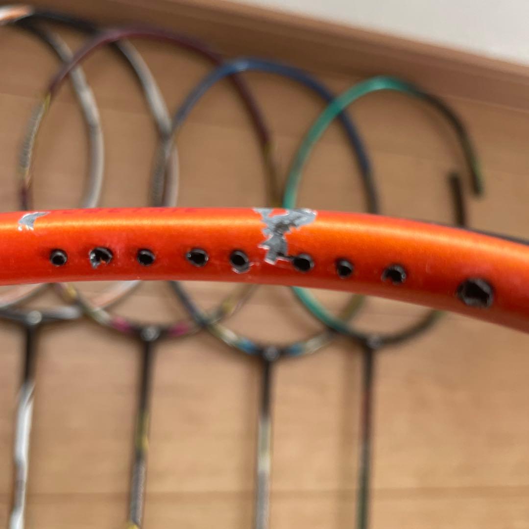 バドミントンラケット6本 ※ジャンク品 - メルカリ