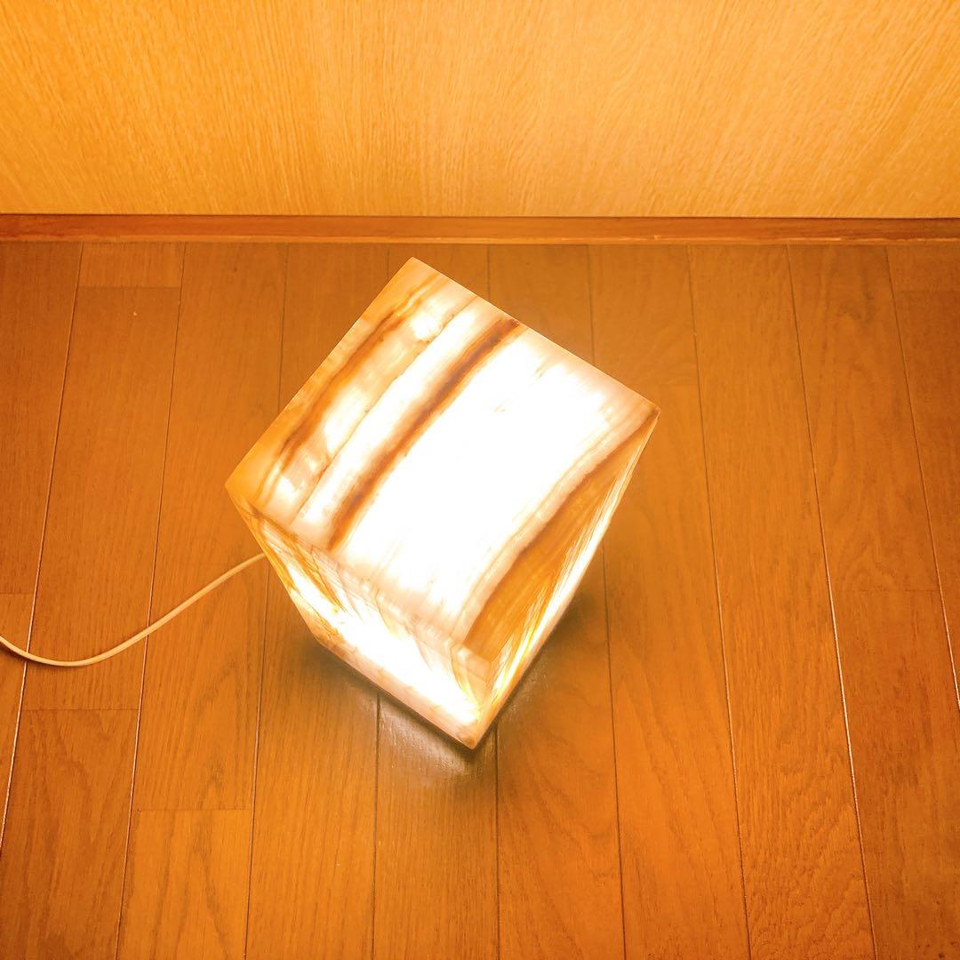 メキシカンオニキスランプ 天然石 間接照明 相田化学工業 - メルカリ