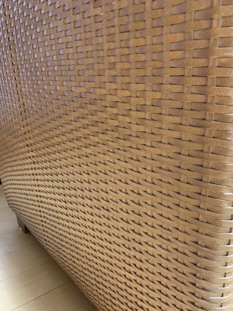 最高級 定価50万以上 フクラ マロニー 本革 ブランド ソファ 編み込み