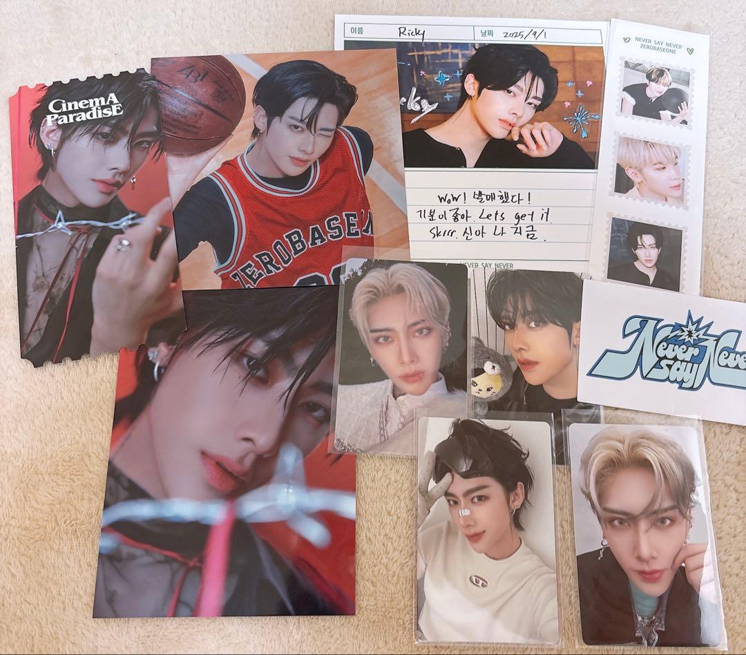 ZEROBASEONE ゼベワン リッキー トレカ 封入 まとめ 特典 - メルカリ