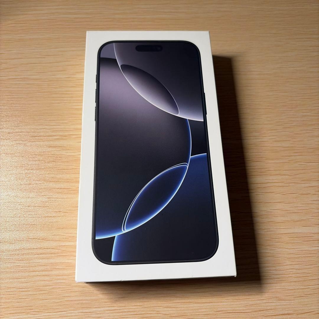 【美品.即日発送】iPhone 16 Pro max 256GB ブラック iPhone 16 Pro Max 256GB - ブラックチタニウム（SIMフリー）[整備済