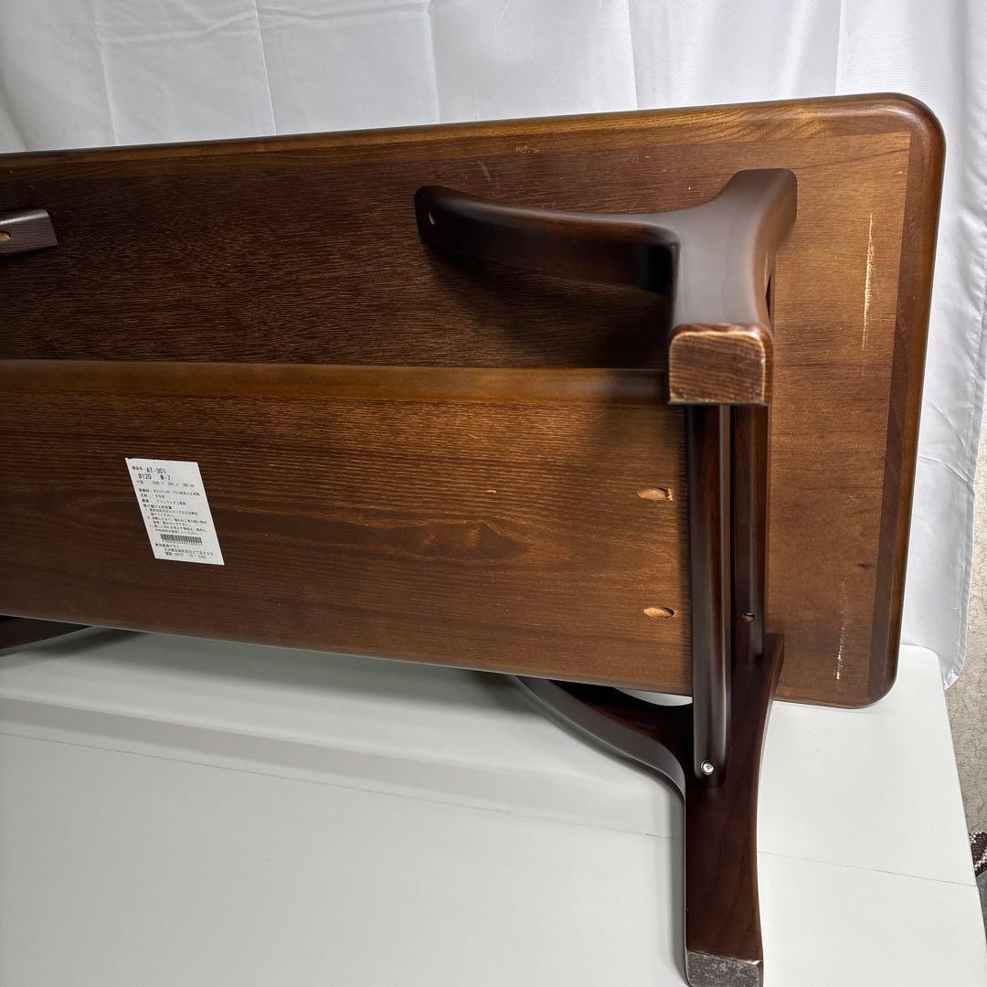 送料込】アサヒ木工 AT-301 120 W-7 タモ材 センターテーブル - メルカリ