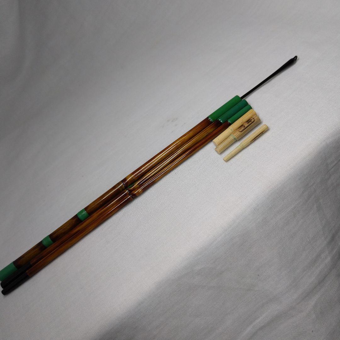 和竿 タナゴ竿 古竹矢竹58-C2 - メルカリ