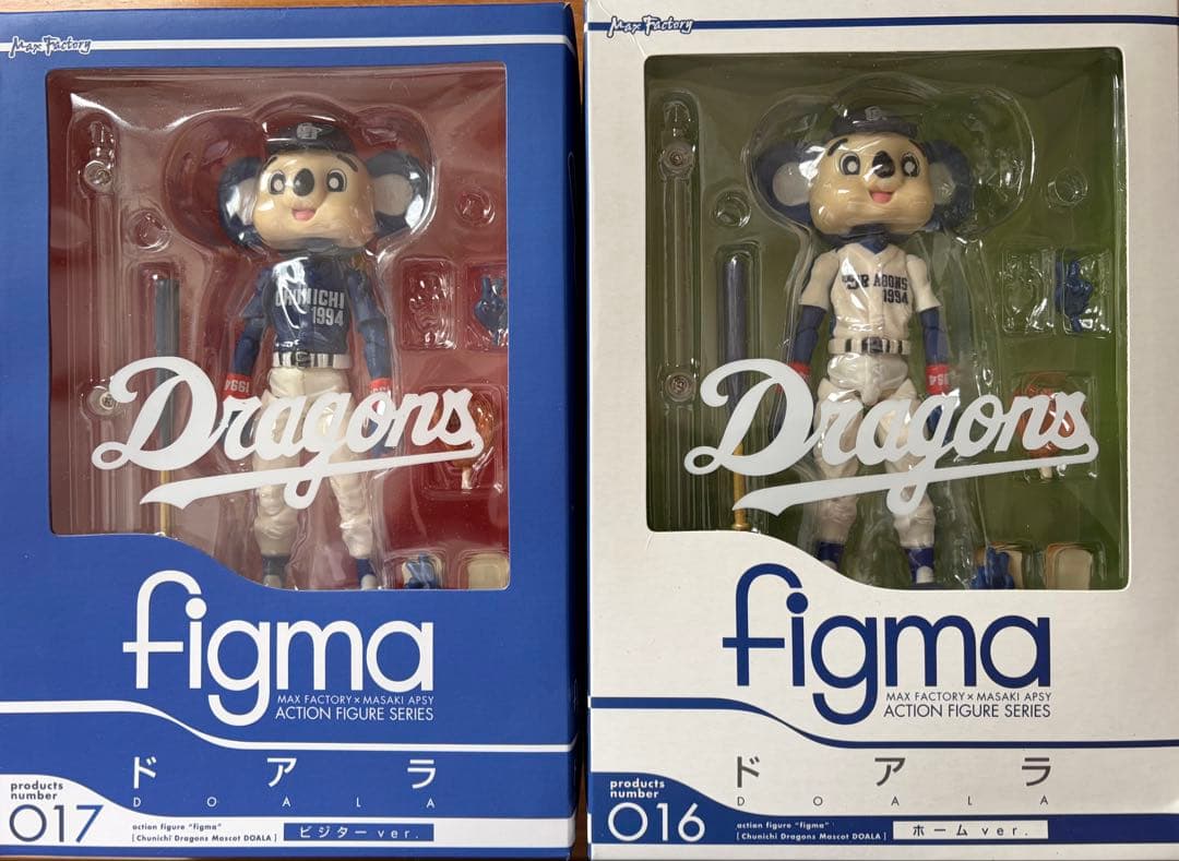 ドアラ figma ドラゴンズ ホーム&ビジター 2体セット - メルカリ