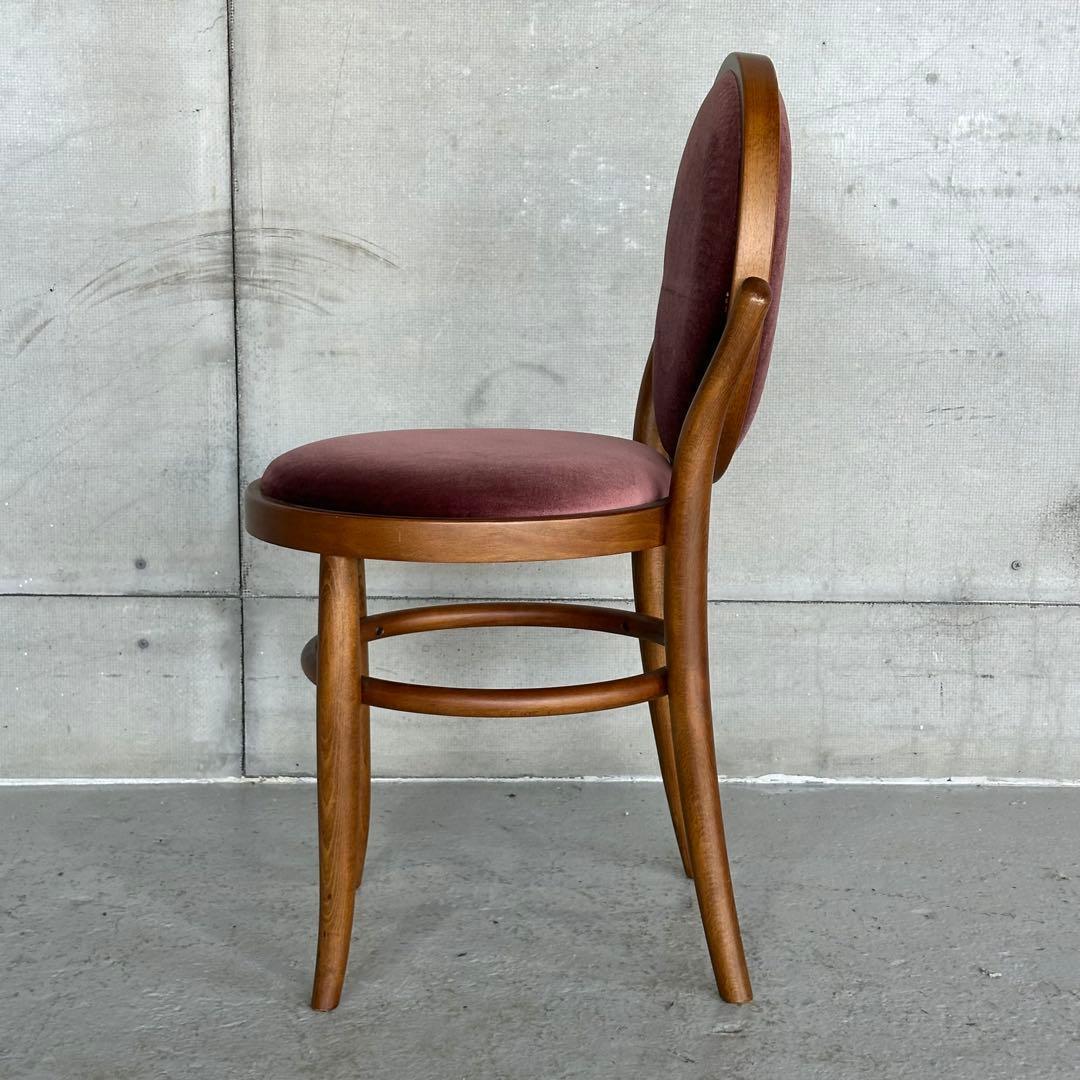 ✦70s☆ 昭和興業 丸背チェア｜昭和喫茶 レトロ椅子｜ワインレッド
