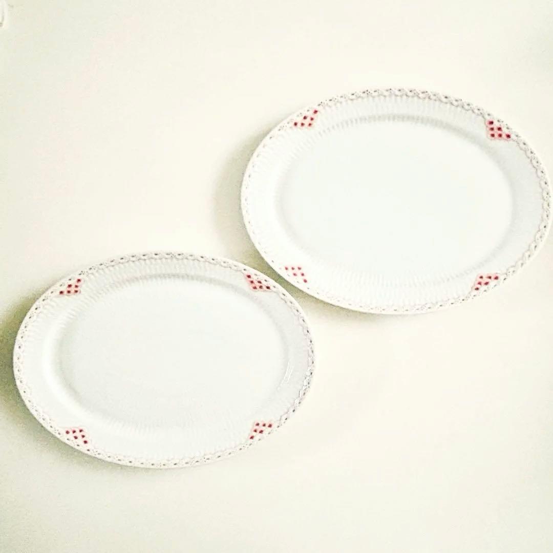 新品ロイヤルコペンハーゲン コーラルプリンセス オーバルディッシュ28cmレース 新品ロイヤルコペンハーゲン コーラルプリンセス オーバルディッシュ