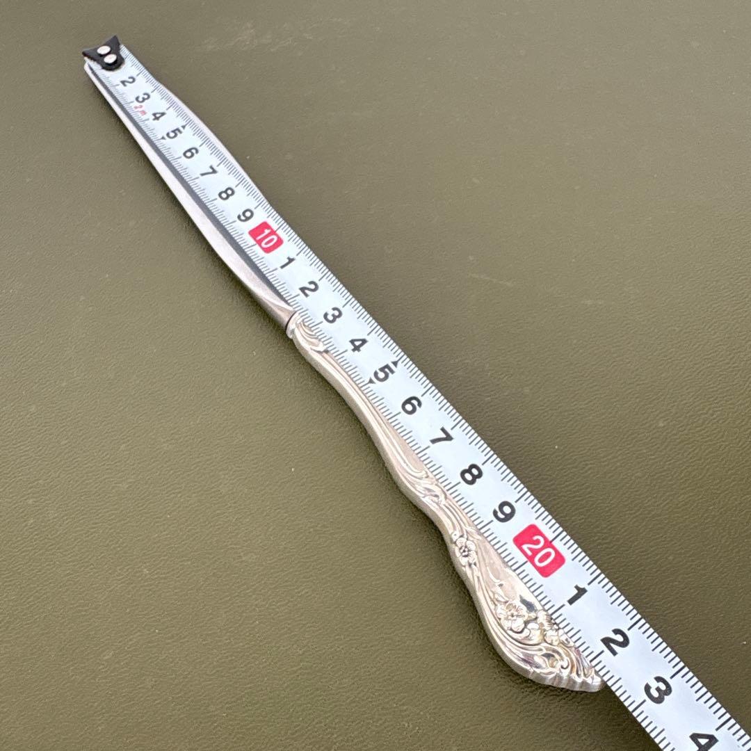 ビンテージ ALVIN STERLING ナイフ Chateau Rose 純銀 - メルカリ