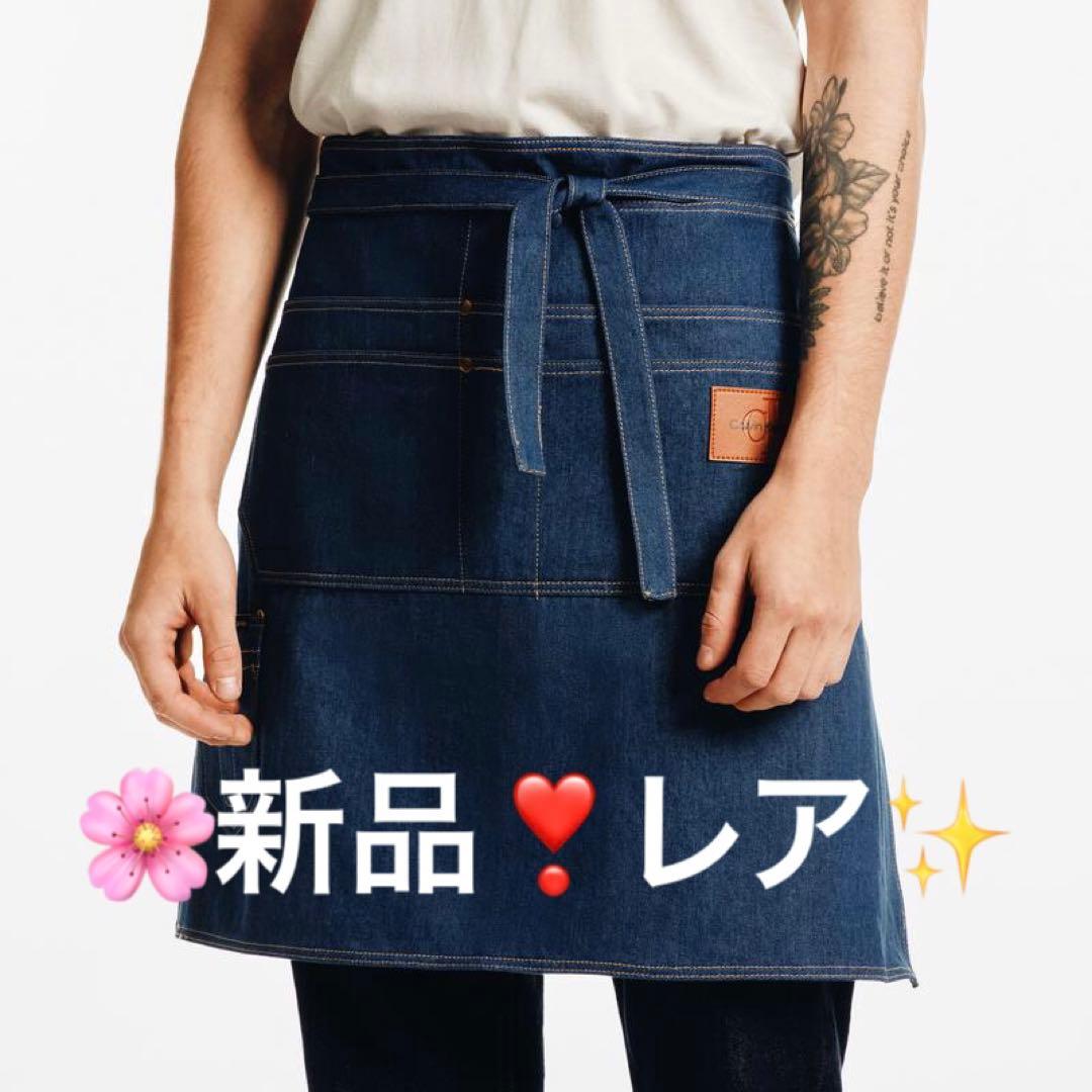 カルバンクライン　非売品　レア　デニムエプロン　ジョングク　着用 カルバンクライン 非売品 レア デニムエプロン ジョングク 着用