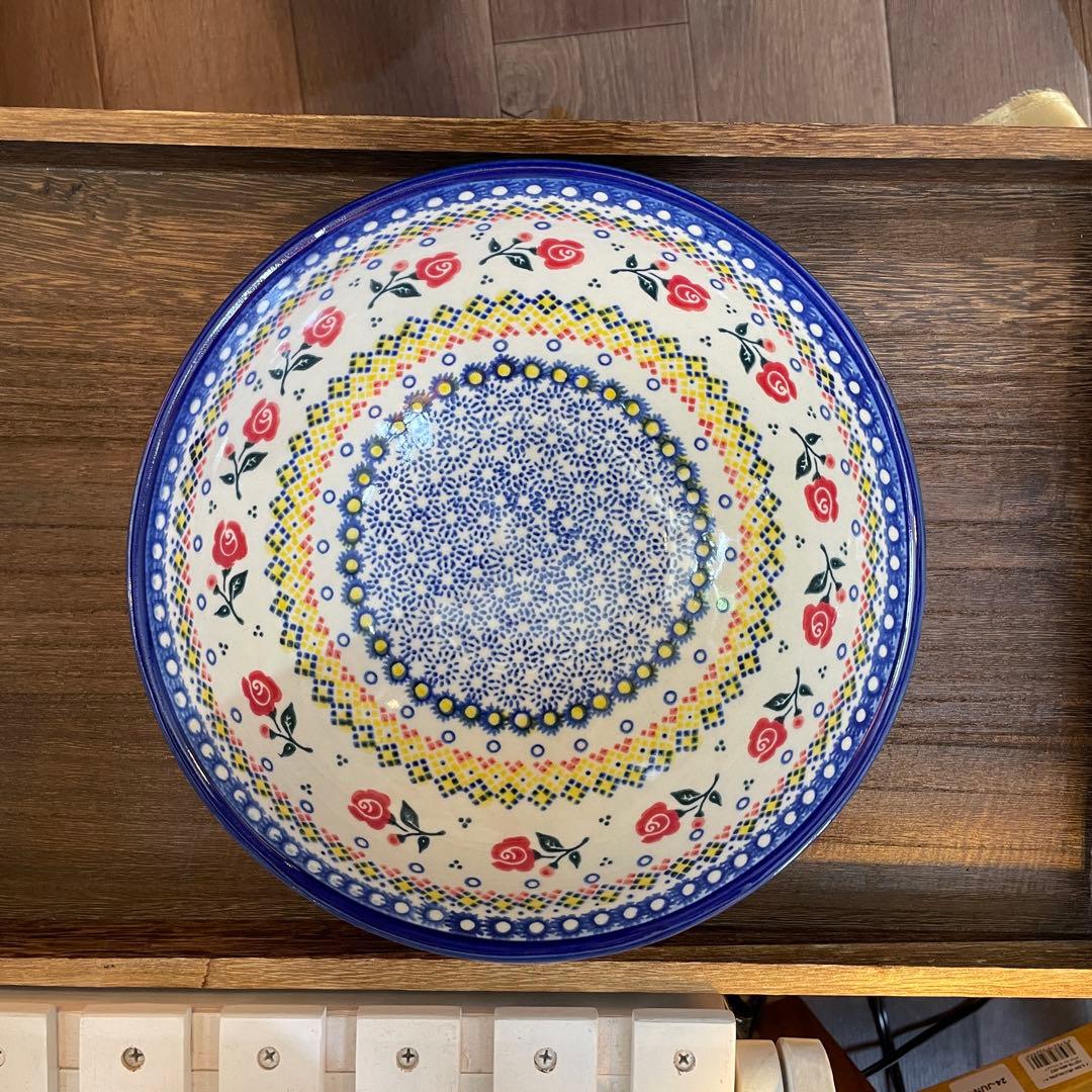 ポーリッシュポタリー＊ボウルφ23cm(V076-U504) - メルカリ