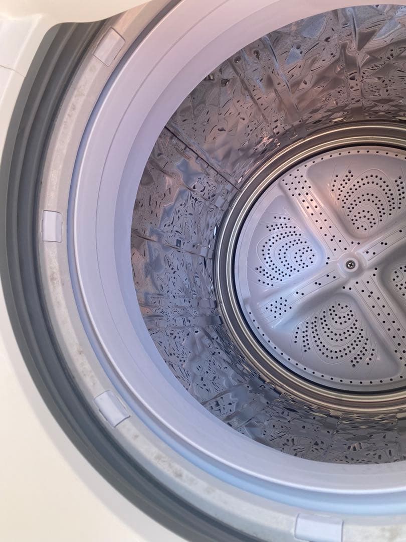 送料込み！SHARP乾燥機付き 穴なし槽 プラズマクラスターES-PW11E-S