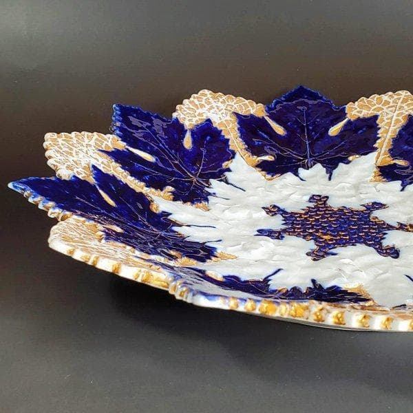 Meissen（マイセン 1825～1924 コバルト金彩 プレート 26.5㎝ - メルカリ