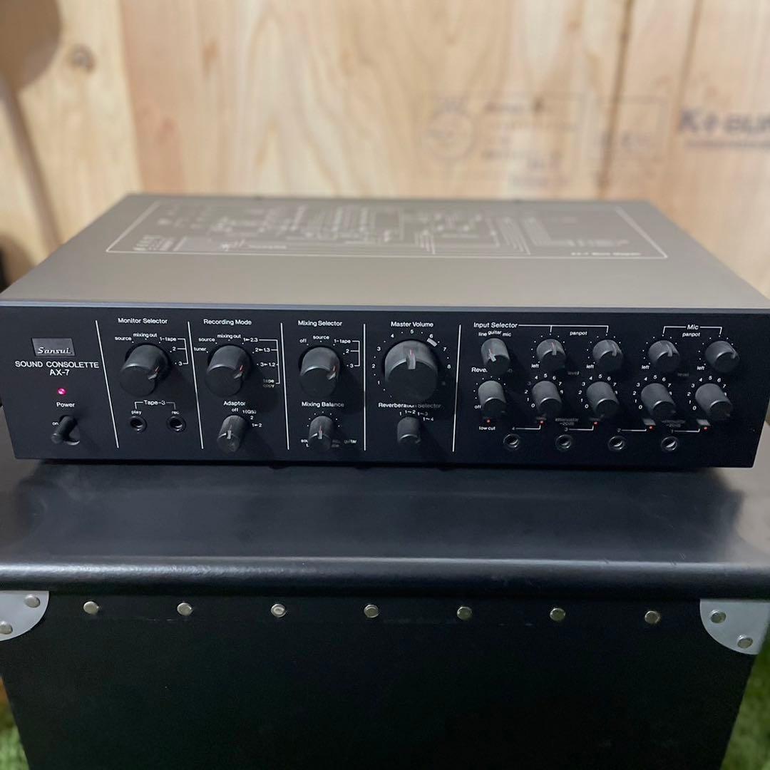 名機SUNSUI AX-7オーディオコンソレットプリアンプ - メルカリ