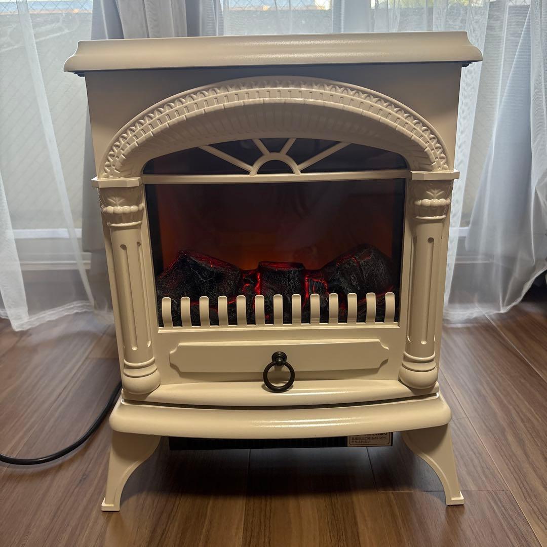 美品ニトリ暖炉型ファンヒーター 暖炉型ファンヒーター(NI アイボリー) | ニトリネット【公式】 家具