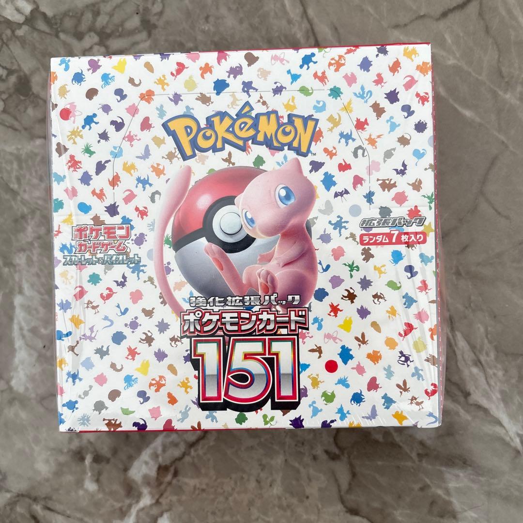 ポケモンカード151 【新品未開封】シュリンク付き 1BOX ポケモンカードゲーム 即日配送 新品未開封 シュリンク付き ポケモン