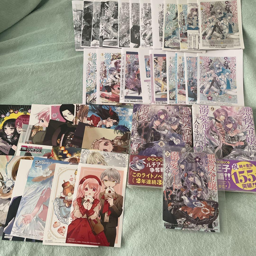 悪役令嬢は溺愛ルートに入りました⁉︎ 8巻 9巻 特典SSペーパー - メルカリ