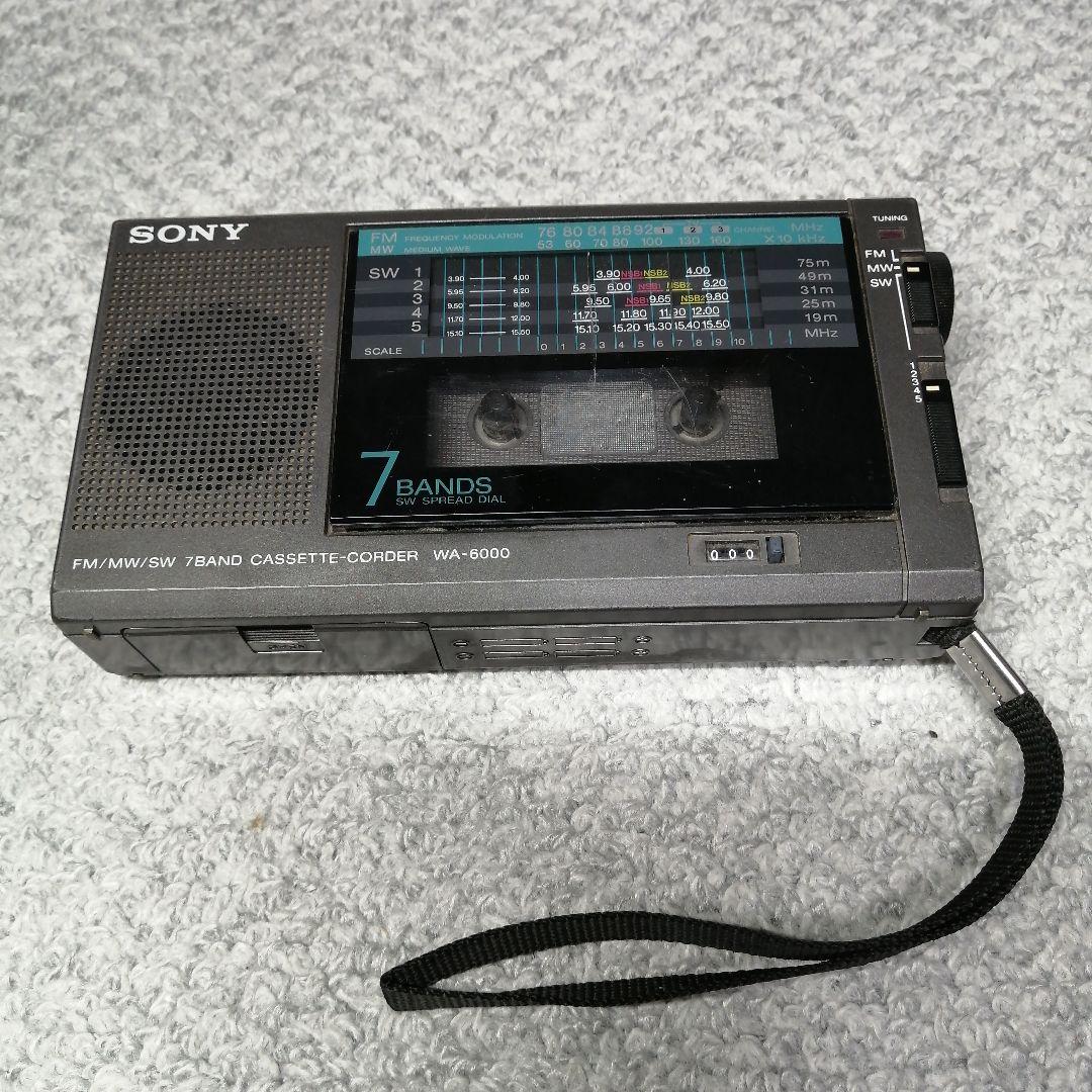 SONY WA-8600 7バンドラジオ・カセットコーダー ジャンク品 - メルカリ