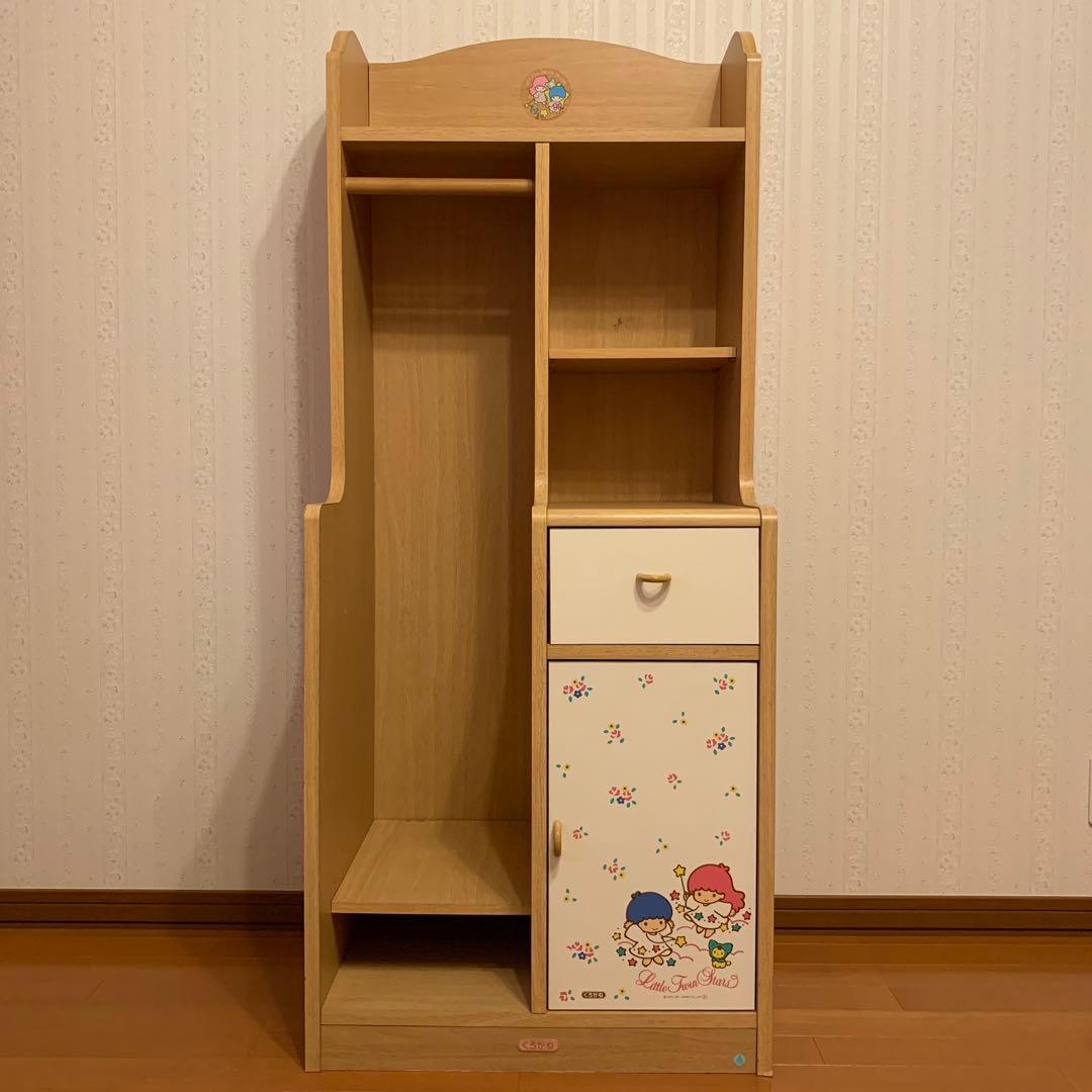 くろがね サンリオ キキララ ラック 収納棚 キャビネット レトロ
