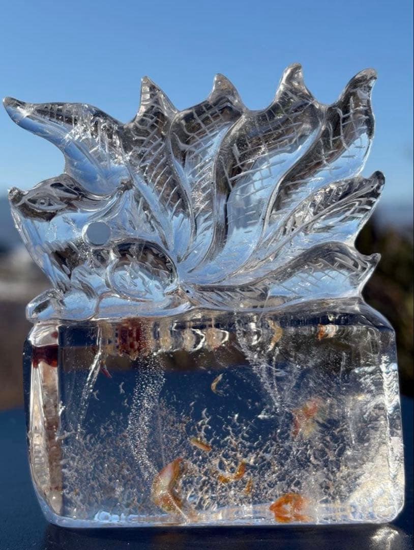 ❤️超綺麗 九尾狐 ✴️ ヒラー入り透明感拔群 高品質 ヒマラヤ 水晶