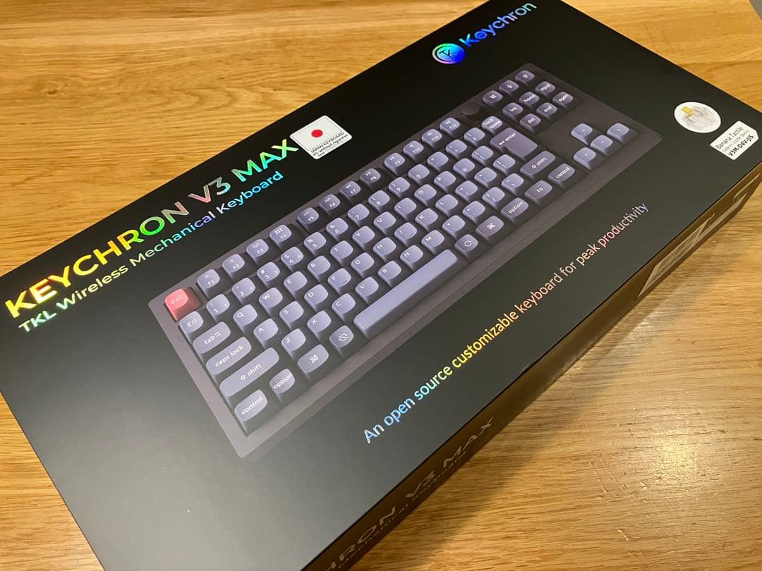 Keychron V3 MAX 日本語(JIS・かな印字なし)バナナ軸