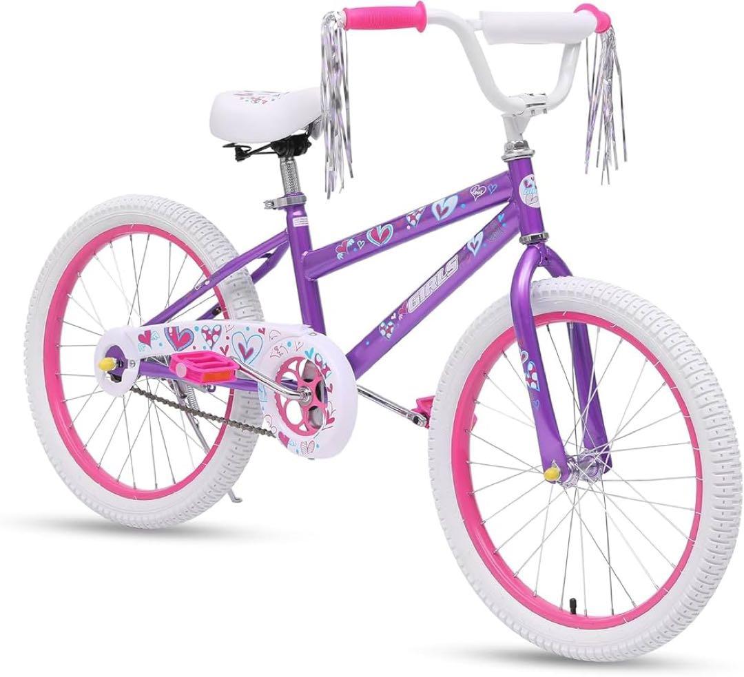 子供用自転車 サドル高さ調節 こどもの乗り練習 可愛い 20インチ