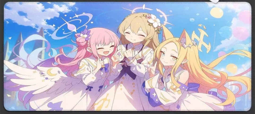 ブルーアーカイブ 聖園ミカ 桐藤ナギサ 百合園セイア プレイマット