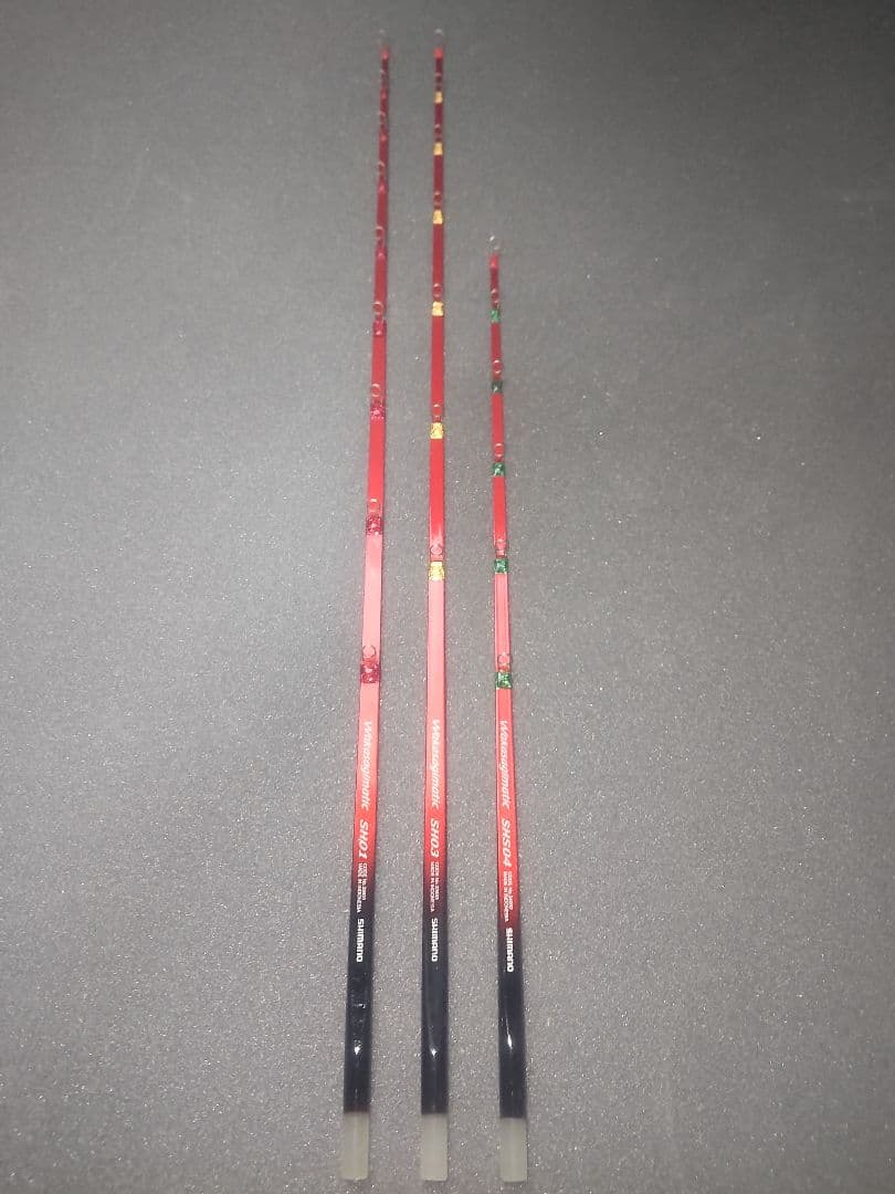 シマノ wakasagimatic DDM(赤/黒ラメ) セット - メルカリ