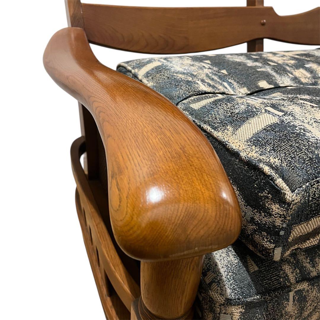 カリモク家具 コロニアル 3人掛け オールドカリモク ソファ ラタン