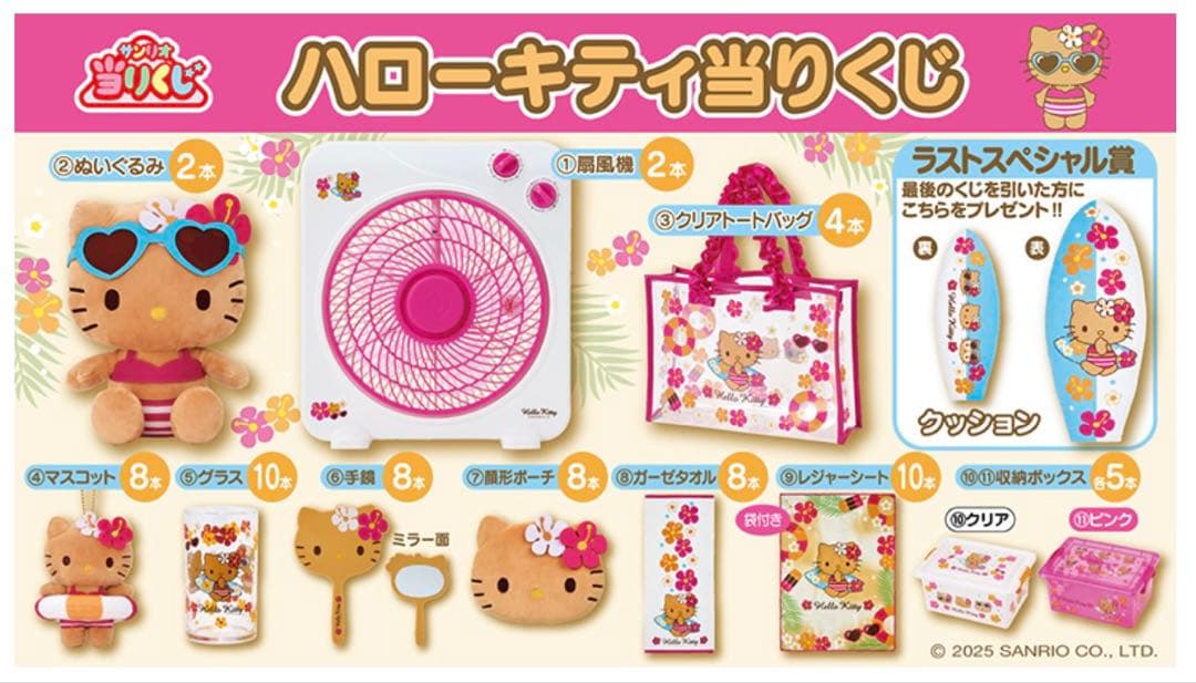 日焼けキティ 一番くじ 扇風機 - メルカリ