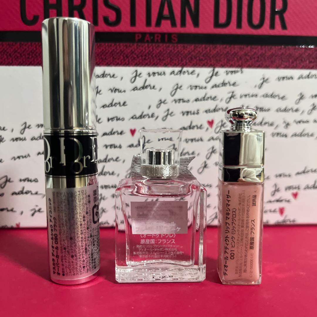 DIOR／Dior／ディオール 新品ミニサイズ3点セット マスカラ 香水