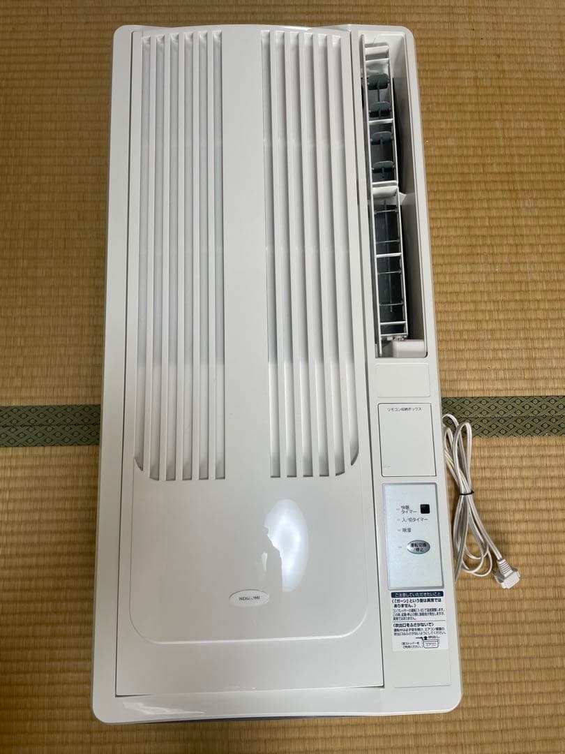 【送料込み】Koizumi ERA-1605E8｜窓用エアコン｜1週間使用 ルームエアコン（冷房除湿専用） KAW-1602/W｜窓用エアコン｜シーズン