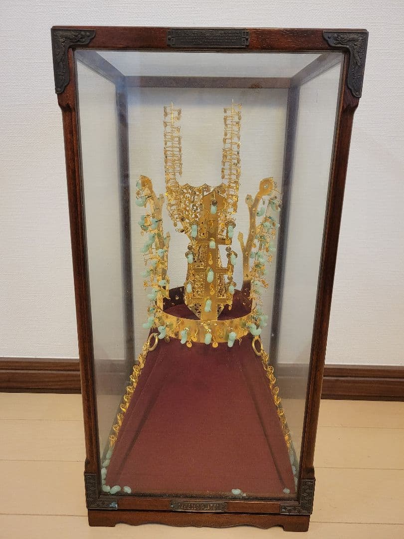 新羅 国宝王冠 レプリカ 24金メッキ 1/2サイズ - メルカリ