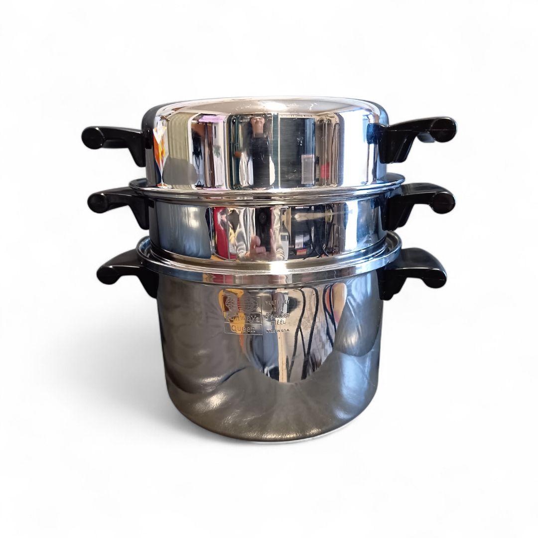 アムウェイ クィーン・クックウェア 4Lシチューなべ 3点セット - メルカリ