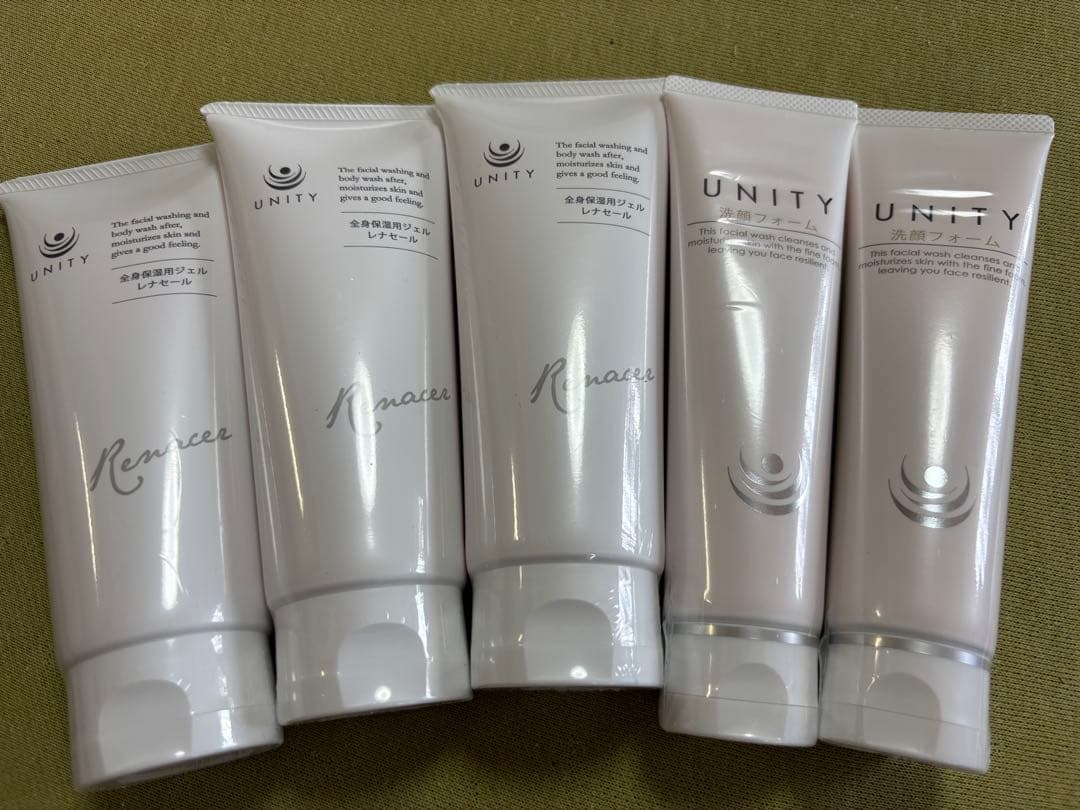 UNITY ジェル3本&洗顔2本 計5本 限定在庫処分 - メルカリ