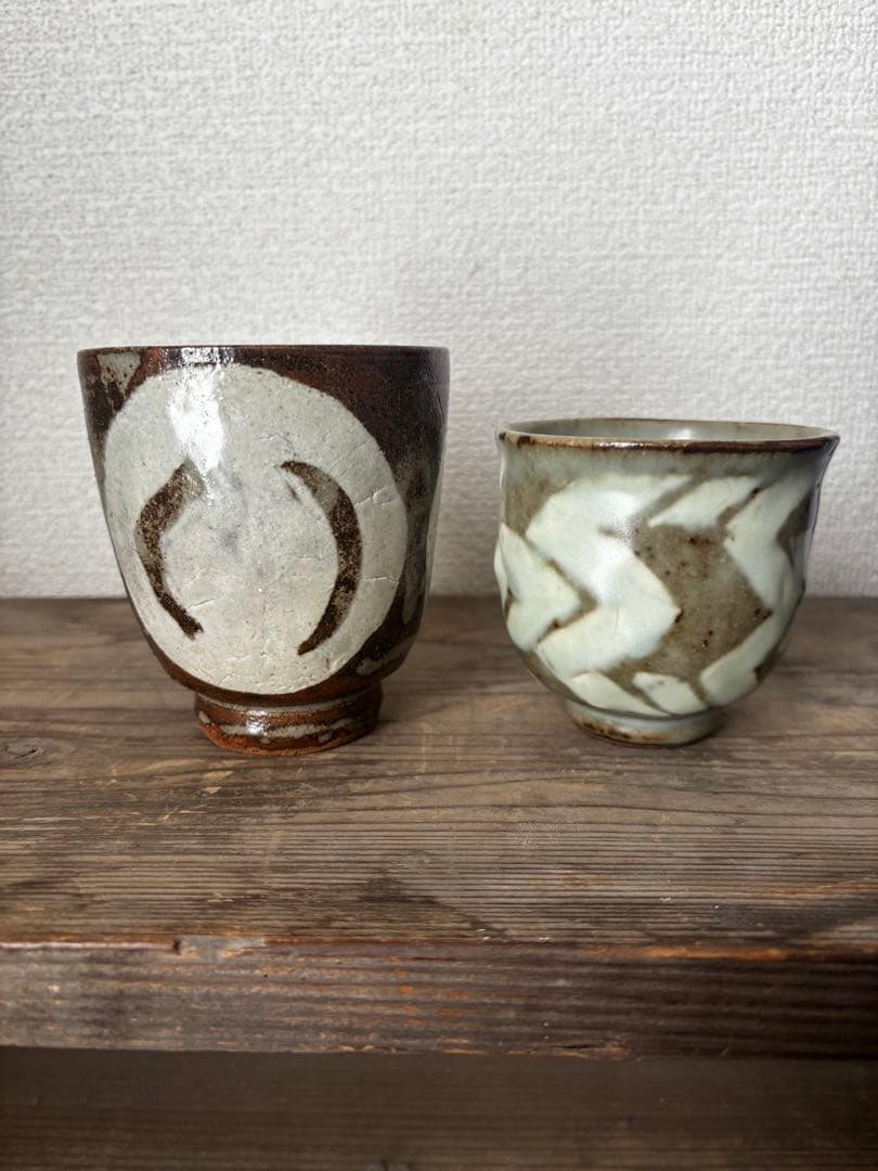 島岡龍太　湯呑み2点 Yahoo!オークション -「島岡龍太」(日本の陶磁) (陶芸)の落札相場