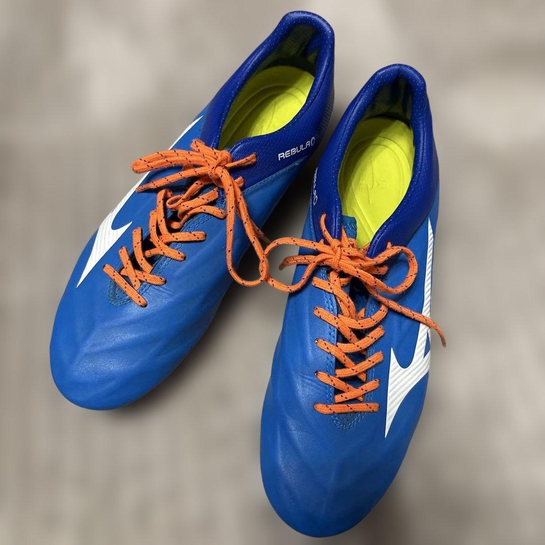 Mizuno REBULA 2 V2 SLサッカーシューズ 青✖️オレンジ - メルカリ